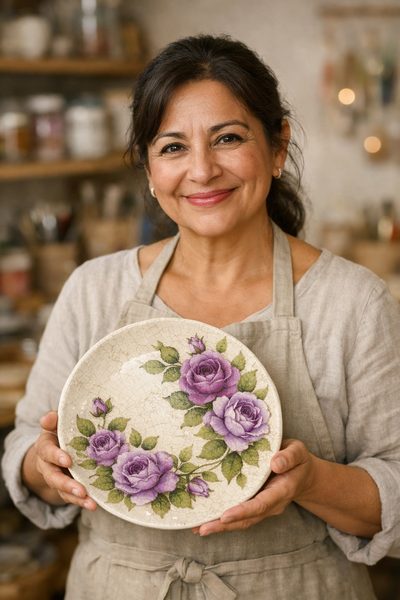 Sofía Arteaga - Experta en Decoupage