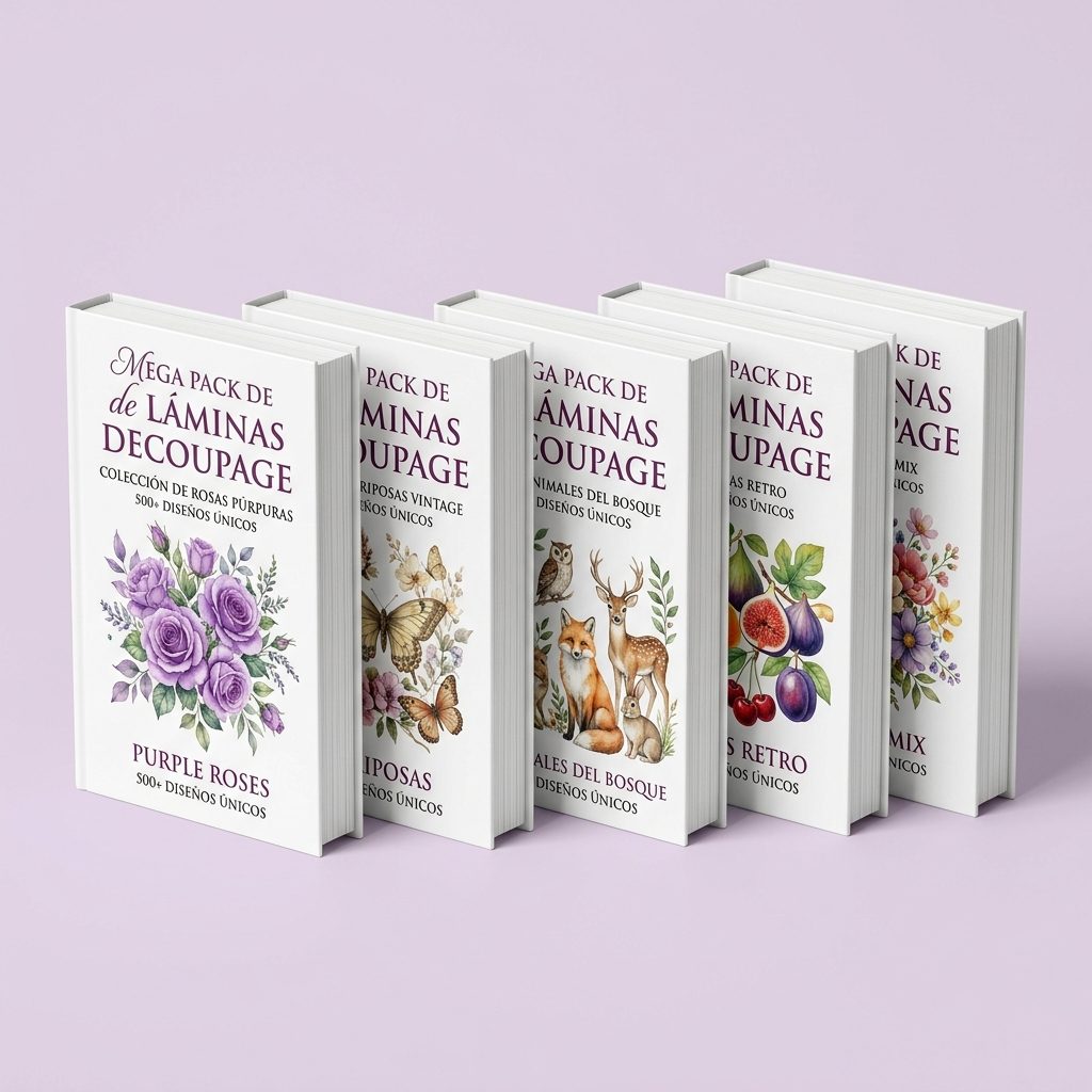 Mega Pack de Láminas para Decoupage